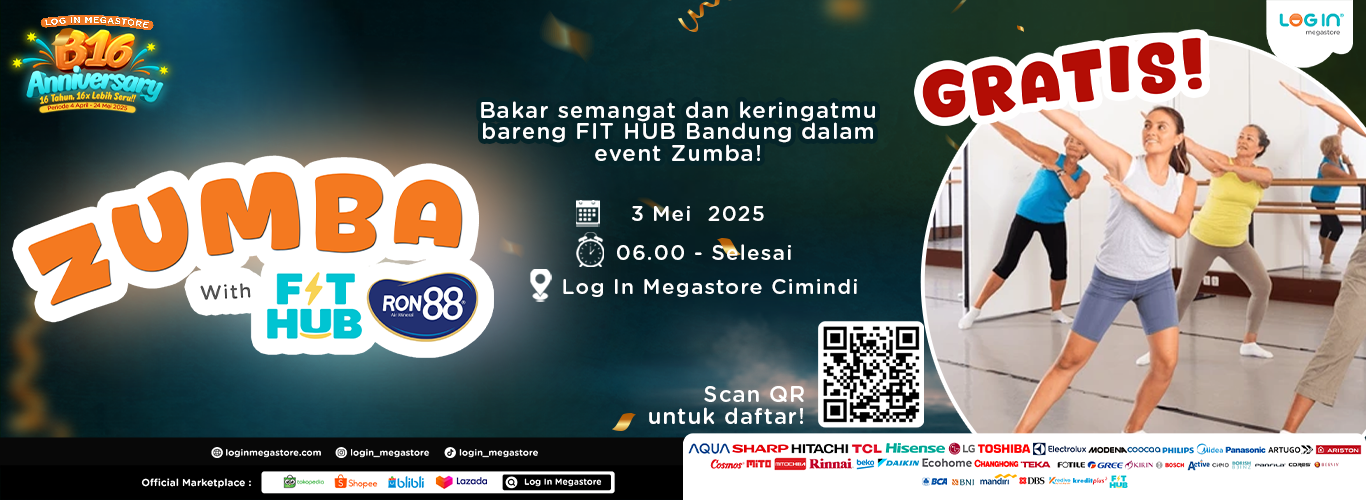Banner Zumba Log In Cimindi - Login Megastore